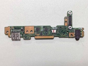 Плата I/O c разьемами Audio, USB, Card Reader для Asus P3540 60nx0250 фото