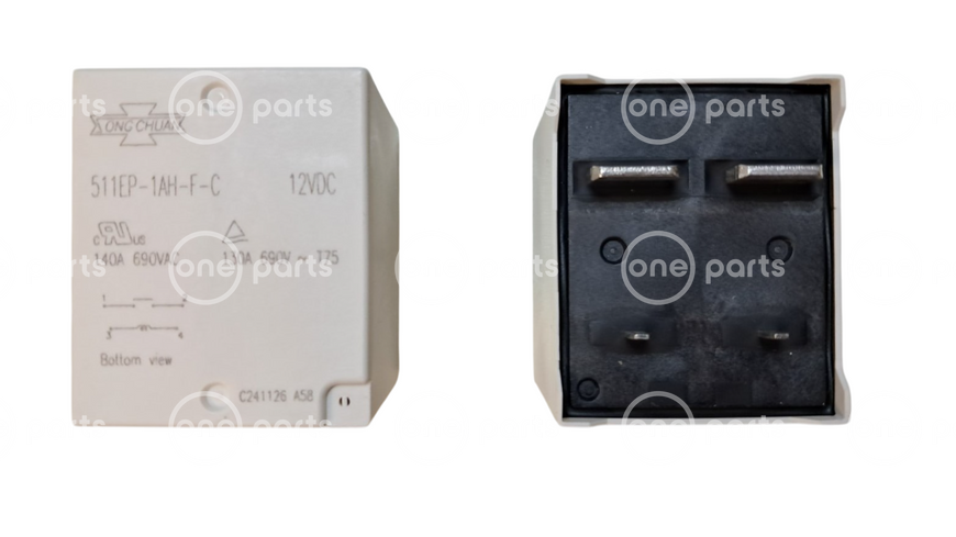 Реле 511EP1-1AH-F-C-12VDC SongChuan Power Relay 4Pins 140A 690VAC 511EP1-1AH-F-C-12VDC фото