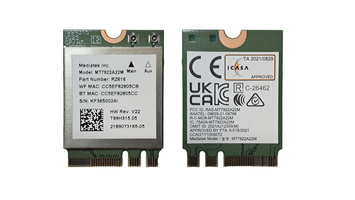 Wi-Fi модуль MediaTek MT7922A22M (Wi-Fi 6 802.11ax, Bluetooth 5.2, M.2 2230) KE.WF60A.001 фото