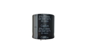 Електролітичний конденсатор CapXon &ndash; 270 &micro;F, 550 V, 35&times;35 мм 270uF 550V фото